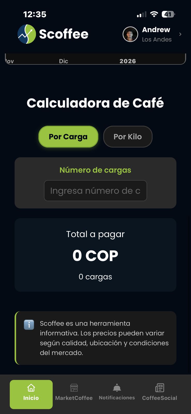 Scoffee App Screenshot 2